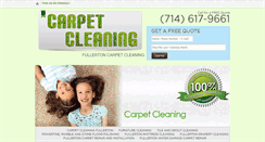 Desktop Screenshot of carpetcleaning-fullerton.com